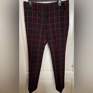 NY&Co 7th Avenue Design Studio Red Stripe and Black pants in Sz. 8.. NWOT..
